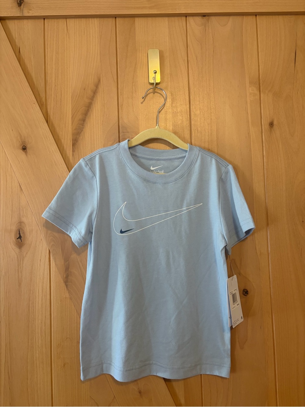 Nike NWT Youth Boys Powder Court Blue Short Sleeve T Shirt Size 6